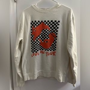 harry styles love on tour bunny crewneck